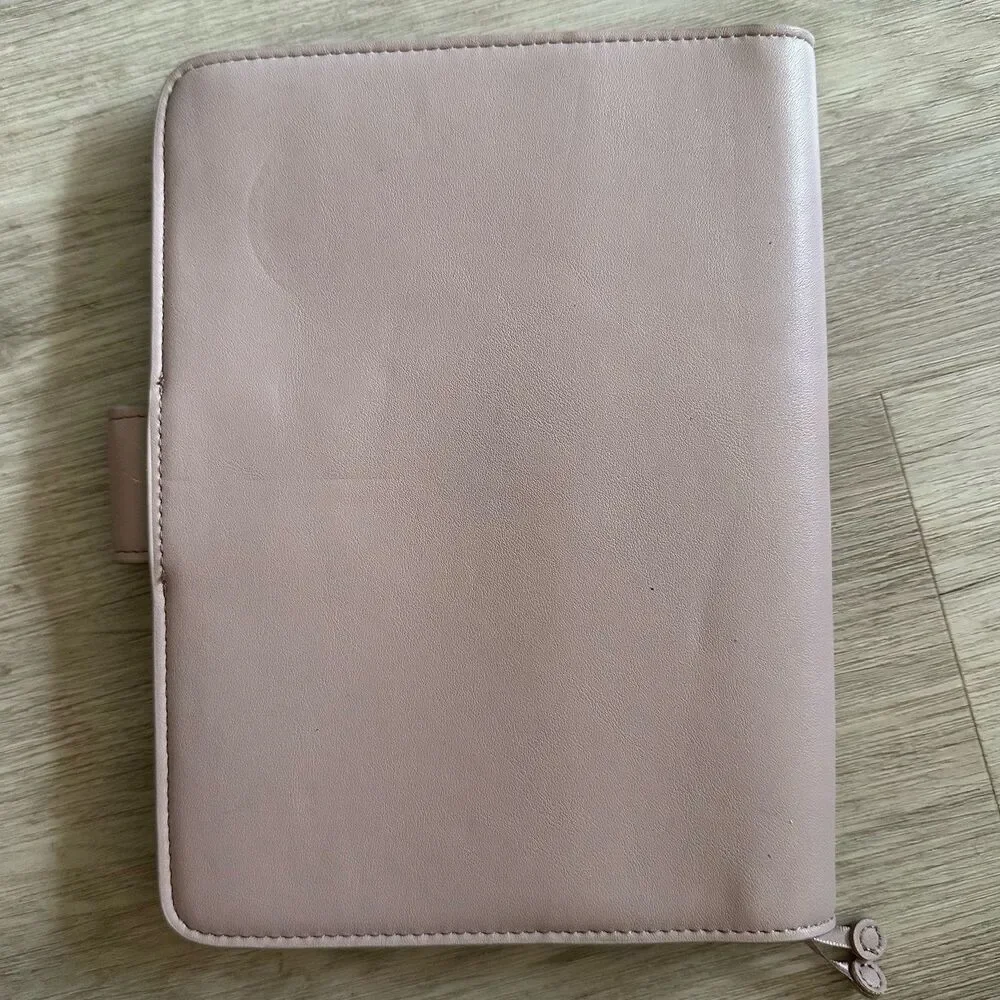 Aura Estelle Planner Cover Airy A5 Straight Pocket Version 3 Light  Pink Taupe